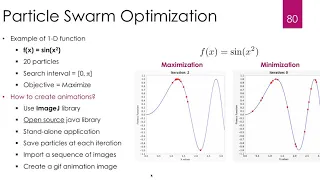 Java for Scientific Computing Particle Swarm Optimization -