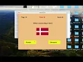 National Flag Quiz Game in Python Pygame Project Game