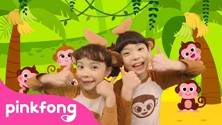 Dance Along with Baby Monkey 🐵 | Monkey Banana Remix | Pinkfong Official