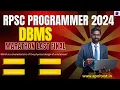 RPSC PROGRAMMER 2024 DBMS MARATHON LAST FINAL - APNITEST