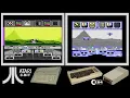 Atari 8-bit vs C64 KORONIS RIFT Side by side comparison