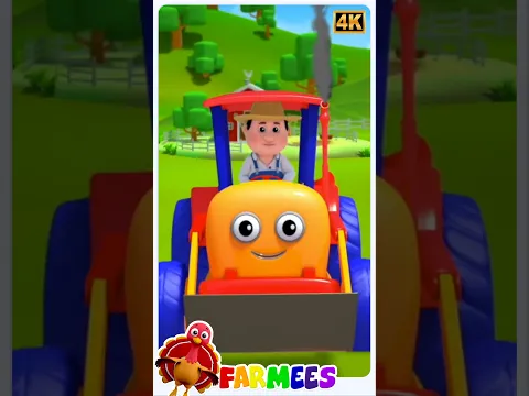Canción infantil Las ruedas del tractor #shorts #tractorwheel #singalong #rimasparaniños #aprender