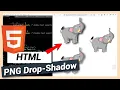 Add Drop Shadow to PNG image HTML and CSS Tutorial