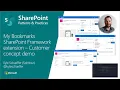 Community demo - Building My Bookmark SharePoint Framework application customizer