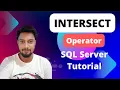 SQL INTERSECT Operator Tutorial - Find Common Rows