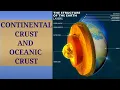 Continental Crust And Oceanic Crust