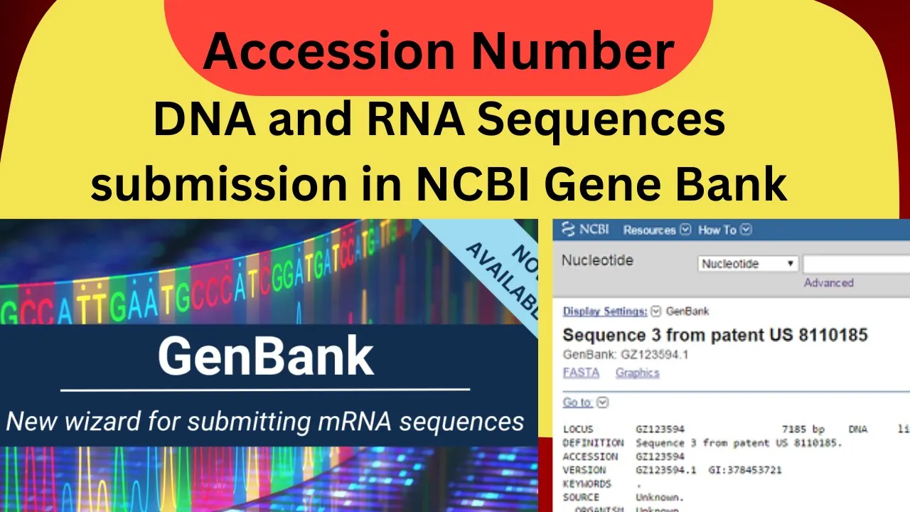 How to submit bacterial sequences in NCBI gene bank to get accession number? @DrZahidMumtaz