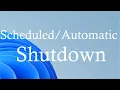 Schedule Daily Automatic Shutdown in Windows 11 and Windows 10
