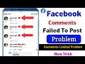 Facebook Comment Failed To Post How To Solve Facebook Comments Failed To Post Problem