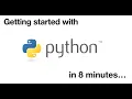 Getting started with Python running an SEO crawler in 8 minutes - from scratch