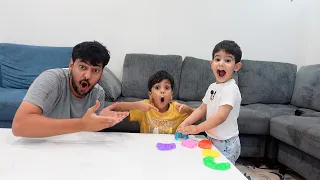 حمودي الصغير اخذ السلايم كله !!