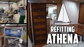 Sail Life – Cabinet doors, countertops & bye bye workshop