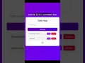 To-Do App with CRUD Operations in JavaScript Short Simple Tutorial