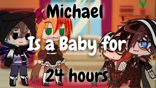 Michael turned into a baby for 24 hours||human baby Micheal ||Micheal×Noah/Ennard|| part1||Read desc