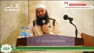 kajian penuh tangis tentang ibu ustadz syafiq riza basalamah