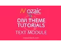 Divi Tutorial - How to use the Text Module in the Divi Visual Builder