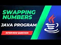 How to swap two numbers Java Interview Questions in Tamil Ganesh Teaching Studio
