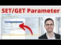 Create your own parameter in SAP -Paremter-ID