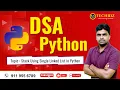 Stack Using Single Linked List in Python DSA using Python TechidZ by Srinivas Garapati