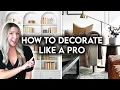 10 HOME DECOR STYLING TIPS DESIGN HACKS YOU SHOULD KNOW