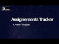 The Best Notion Assignment Tracker for College University Students