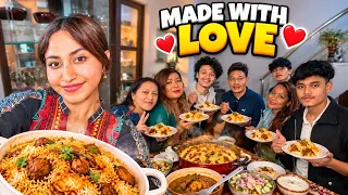 Didi Ko Gharma Dashain Ko Bhoj ❤️ | I Made Biryani for Everyone 🤤 #alizehjamali #vlog #viral