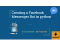 Facebook bot tutorial - 10 minutes