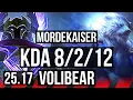 Download Lagu MORDEKAISER vs VOLIBEAR (TOP) | 8/2/12 | EUW Master | 25.17
