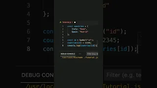 how to use Symbol in JavaScript ES6 to create a unique identifier