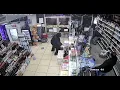 Liquor store customer fires bottles of red wine at employees