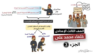 خلفاء محمد على وازدياد النفوذ الاجنبي للصف الثالث الاعدادي الجزء الثالث 