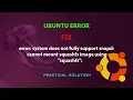 UBUNTU FIX exec mount executable file not found in PATH