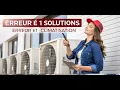 Midea Air Conditioner E1 Error Code Communication Problem Between Indoor and Outdoor Units