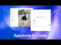 Introducing Appshots in Codex