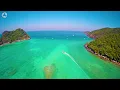 [4K] PHI PHI 🇹🇭 – The Island of Turquoise Dreams 💙 | Scenic Relaxation & Relaxing Deep House Chill
