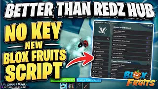 NO KEY NEW BLOX FRUITS SCRIPT Roblox BETTER THAN REDZ HUB Fast Auto Farm HOP SERVER