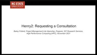 Henry2 Requesting a Consultation