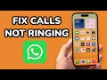 Download Lagu How To Fix WhatsApp Call Not Ringing On iPhone?