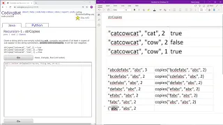 Recursion - 1 strCopies Java Solution Codingbat com