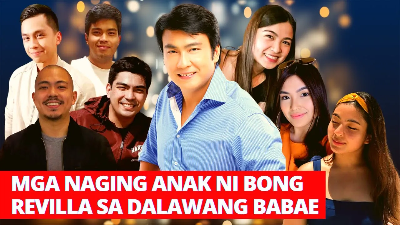 MGA NAGING ANAK NI BONG REVILLA SA DALAWANG BABAE