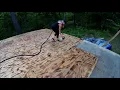 Burned Plywood Floor - Being Sealed by HottestHomesteader
