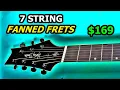 Harley Benton 457BK Fanned Fret 7 String ROCKS
