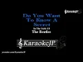 Download Lagu Do You Want To Know A Secret (Karaoke) - Beatles