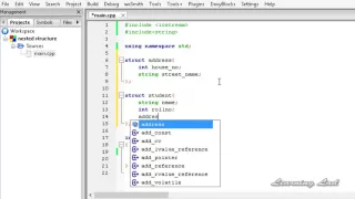 41 Nested Structures and C Dot Operator