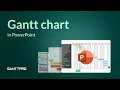 How to create a Gantt chart in PowerPoint
