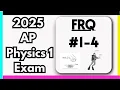 2025 FRQ Solutions AP Physics 1