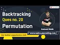 Print Permutations using Backtracking Backtracking Interview Problems