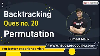 Print Permutations using Backtracking Backtracking Interview Problems