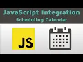 JavaScript Integration - Scheduling Calendar and Agenda