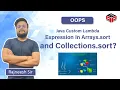 Java Custom Lambda Expression In Arrays sort and Collections sort In Hindi